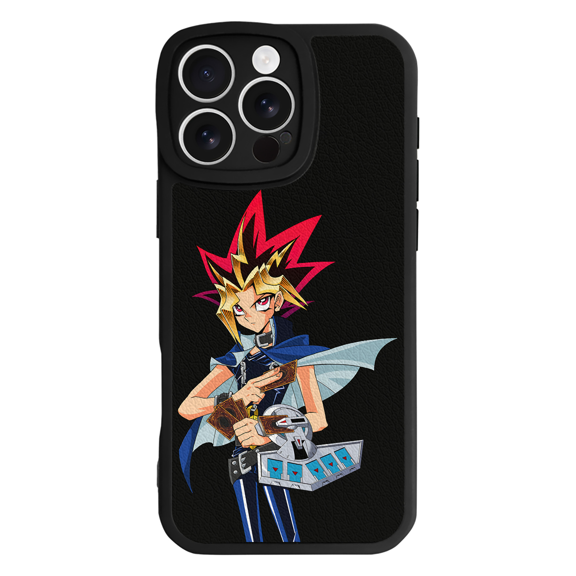 遊☆戯☆王 Yu-Gi-Oh! 【iPhone 16シリーズ対応】シリコンスマホケース（レザー調） 材質：シリコン